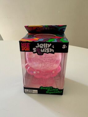 NeeDoh Pink Jelly Squish Jelly fish sugar squish Authentic Schylling